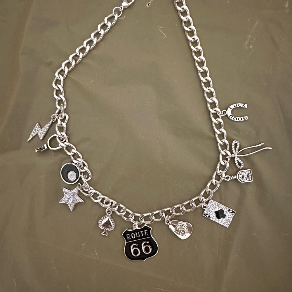 Silver Charm Necklace